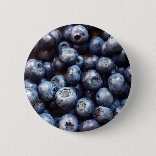 Blauwbes Ronde Button 5,7 Cm (Voorkant)