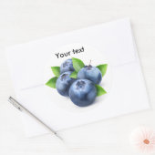 Blauwbes Ronde Sticker (Envelop)