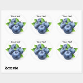 Blauwbes Ronde Sticker (Vel)