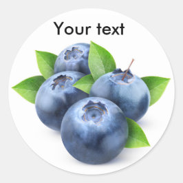 Blauwbes Ronde Sticker