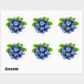 Blauwbes Ronde Sticker (Vel)