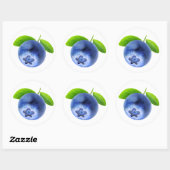 Blauwbes Ronde Sticker (Vel)