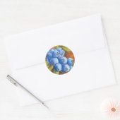 Blauwbes Ronde Sticker (Envelop)