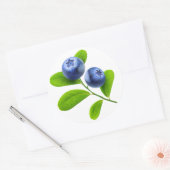 Blauwbes Ronde Sticker (Envelop)