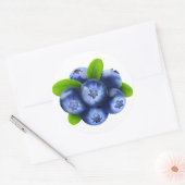 Blauwbes Ronde Sticker (Envelop)
