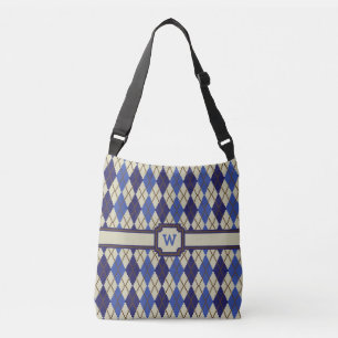 Blauwbes Scone Argyle All-Over-Print Bag Crossbody Tas