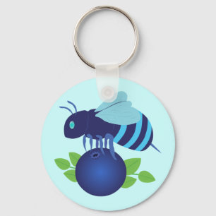 Blauwbes Sleutelhanger