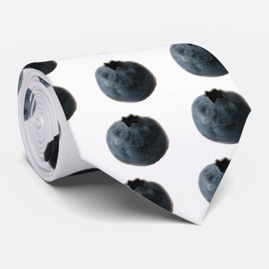 Blauwbes stropdas (Opgerold)