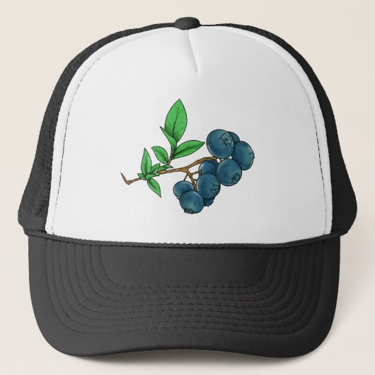 blauwbes trucker pet (Voorkant)