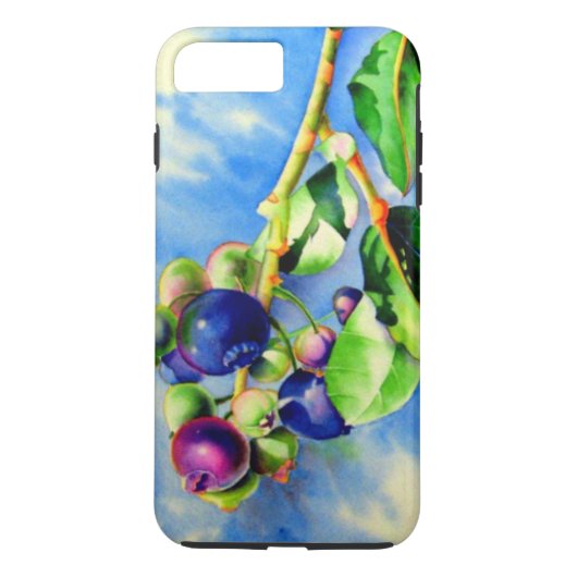 Blauwbes, waterverf schilderen Case-Mate iPhone case (Achterkant)