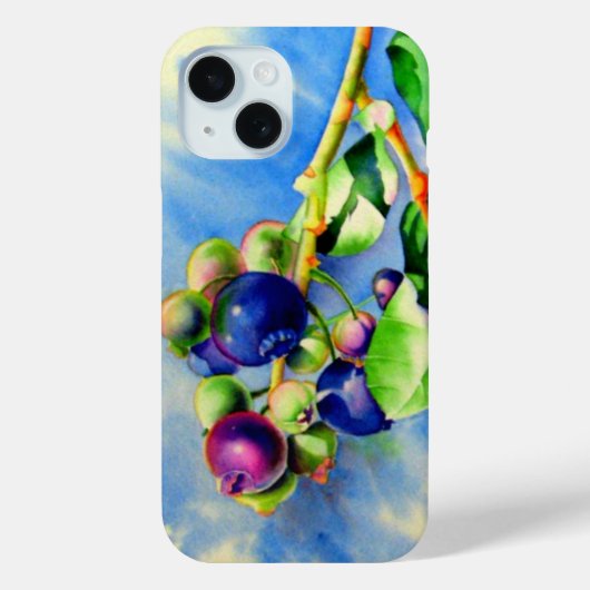 Blauwbes, waterverf schilderen Case-Mate iPhone case (Achterkant)