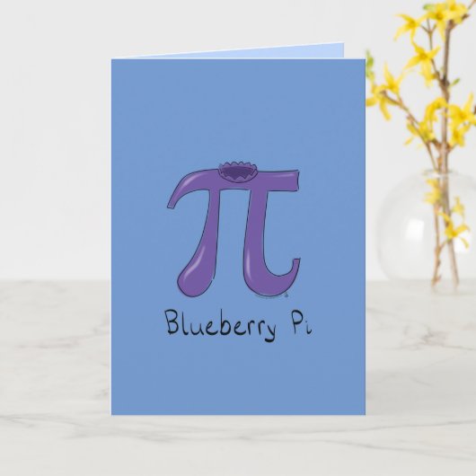 Blauwbes Wiskunde symbool leraar cadeau Kaart (Gele Bloem)