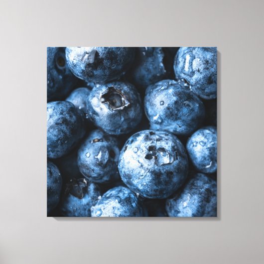 Blauwbessen Canvas Afdruk (Voorkant)