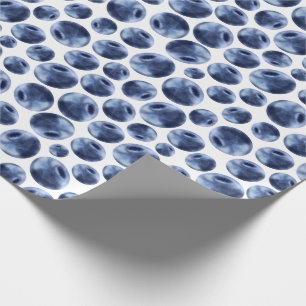 Blauwbessen Druk fruit af Cadeaupapier