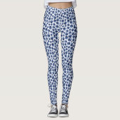 Blauwbessen Druk fruit af Leggings (Voorkant)