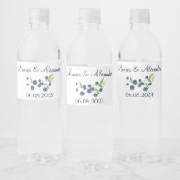 Blauwbessen en bosbessen eten zomerbruiloft