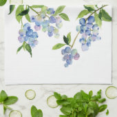 Blauwbessen, keukenhanddoeken (Gevouwen)