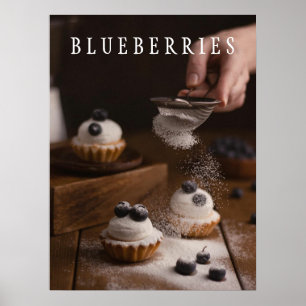 Blauwbessen Keukenkunst Poster