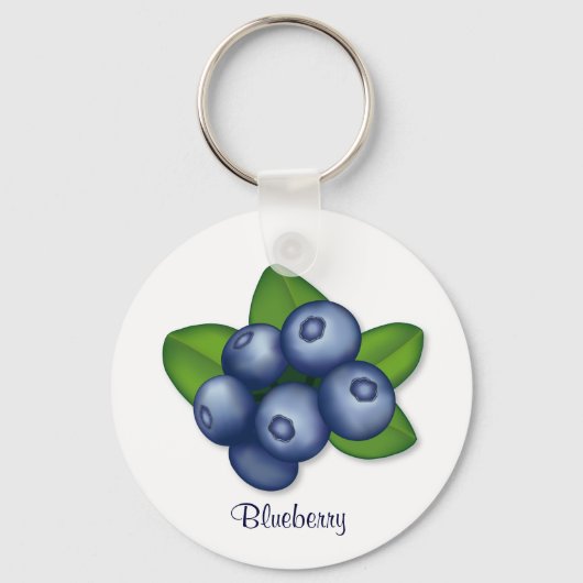 Blauwbessen Sleutelhanger (Voorkant)