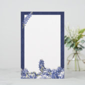 Blauwbijen Briefpapier (Staand voorkant)