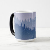 Blauwbijen winter kerstmis magische mok (Voorkant links)