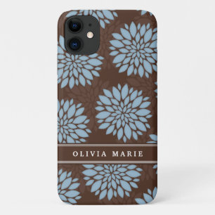 Blauwbloem blauw bloem iPhone 11 hoesje