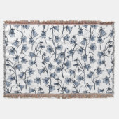 Blauwbloemen, haarklokken, bloemen deken (Voorkant)