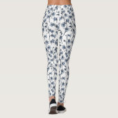 Blauwbloemen, haarklokken, bloemen leggings (Achterkant)