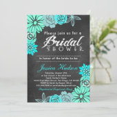 Blauwbloemkool voor de bruidsdouche kaart (Staand voorkant)