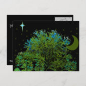 Blauwbomen Briefkaart (Voorkant / Achterkant)