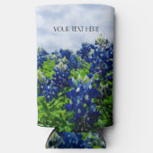 Blauwbonnaars Blauwe Bloemen Texan Floral (Voorkant)
