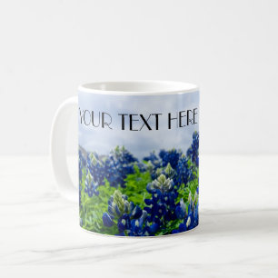 Blauwbonnaars Blauwe Bloemen Texan Floral Koffiemok