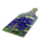 Blauwbonnaars Blauwe Bloemen Texas Texan Floral Snijplank (Hoek)