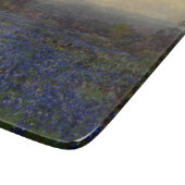 Blauwbonnetbloemen (landschap) snijplank (Hoek)