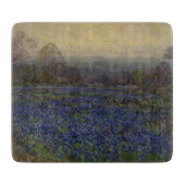 Blauwbonnetbloemen (landschap) snijplank (Voorkant)