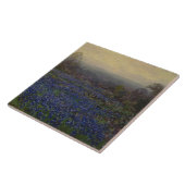 Blauwbonnetbloemen (landschap) tegeltje (Zijkant)