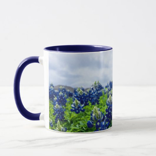 Blauwbonnetjes Blauwe Bloemen Texas Texan Floral M Mok (Links)