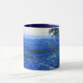Blauwbonnetlandschap met Cacti en Mountain Laurel Mok (Midden)