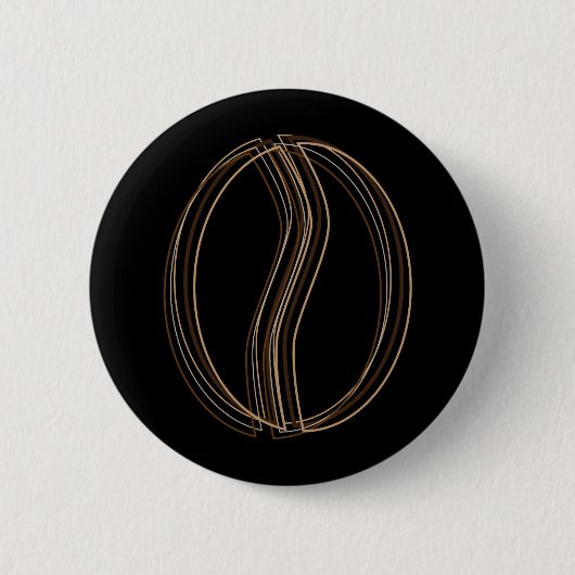 blauwboon ronde button 5,7 cm (Voorkant)