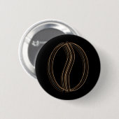 blauwboon ronde button 5,7 cm (Voorkant /achterkant)