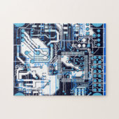 Blauwcircuitkaart Legpuzzel (Horizontaal)