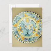 Blauwdashladder, Lambeth pottery Briefkaart (Voorkant / Achterkant)