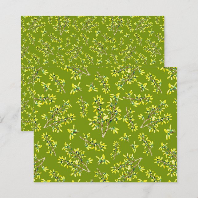 Blauwdoornpapier (Voorkant / Achterkant)