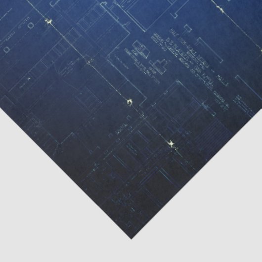 Blauwdruk 18 lb-decoupage tissuepapier (Detail)