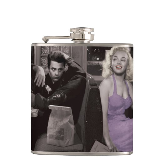 Blauwdruk 2 heupfles (Voorkant)