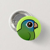 Blauwdruk Conure Ronde Button 3,2 Cm (Voorkant /achterkant)