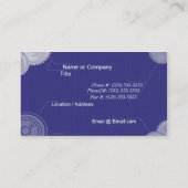 Blauwdruk/engineering Visitekaartje (Achterkant)