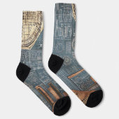 Blauwdruk ontwerp - Architect's Decor Sokken (Rechts)