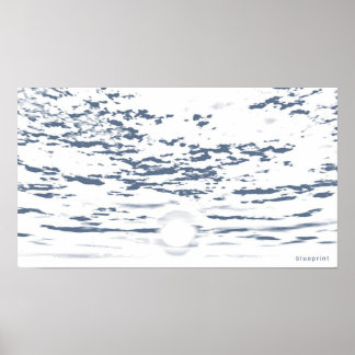 Blauwdruk Poster