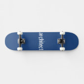 Blauwdruk van de architect skateboard (Horizontaal)